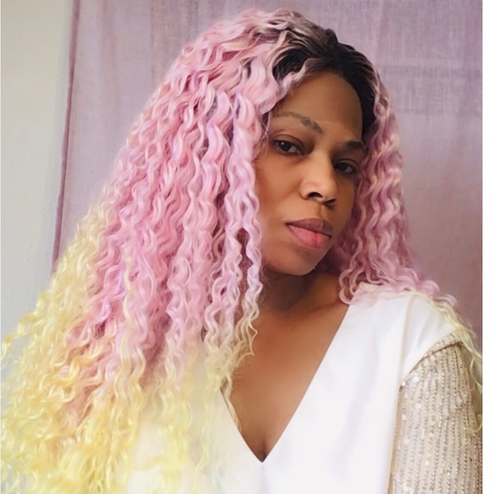 Clearance wig Clearance, Wave Synthetic lace Wig
It can be used for party,